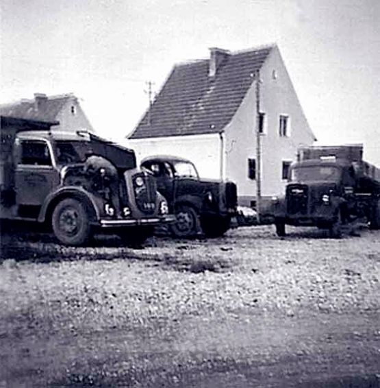 Josef Simmerer Transportunternehmen GmbH Ende der 50-er Jahre